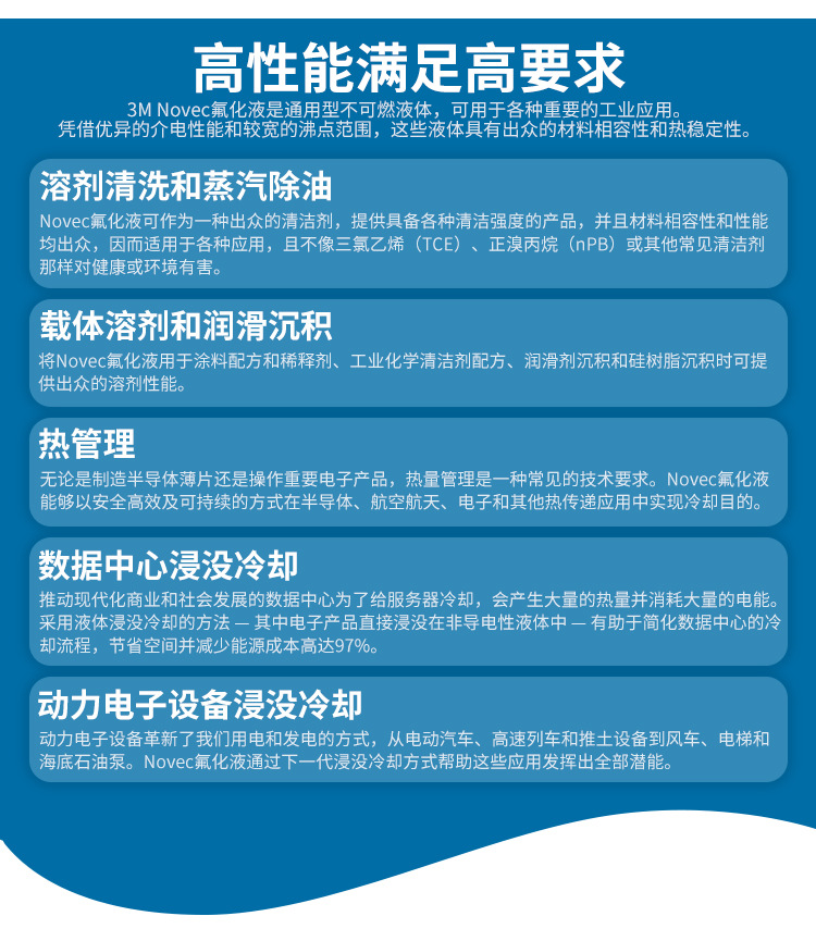 3M NOVEC系列的優(yōu)勢(shì)與作用